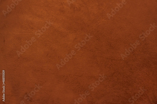 The texture of the velor fabric is brown. Types of upholstery for upholstered furniture flock or artificial suede, noisy structure