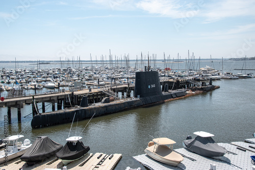 USS Clamagore SS-343 is a Balao-class submarine, presently a museum ship at the Patriot's Point Naval and Maritime Museum outside Charleston, South Carolina photo