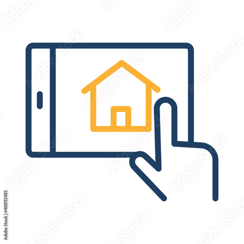 Online House Isolated Vector icon which can easily modify or edit

