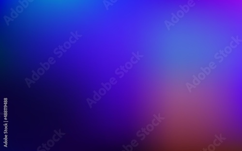 Dark pink, blue vector gradient blur background.