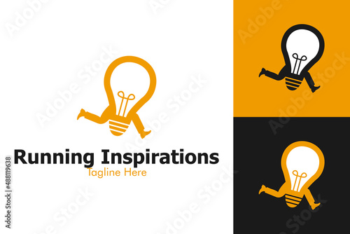 Illustration Vector Graphic of Running Inspiration Logo. Perfect to use for Technology Company