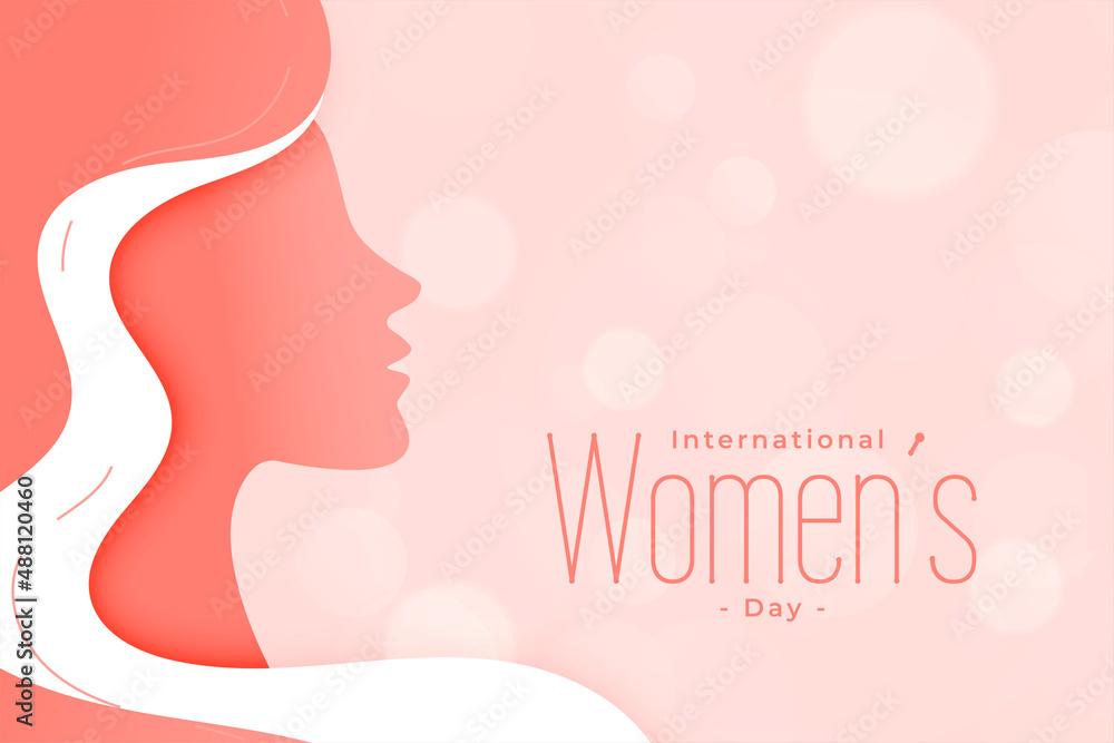 greeting design for womens day background