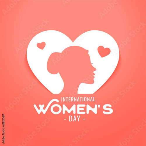 womens day love card design