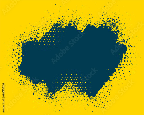 abstract grunge texture on yellow background