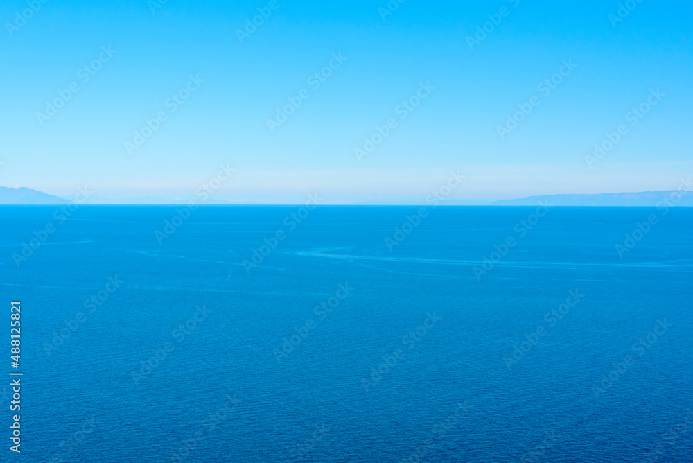 Fototapeta premium Lake Baikal at sunny summer day. Beauty of nature concept. Soft focus