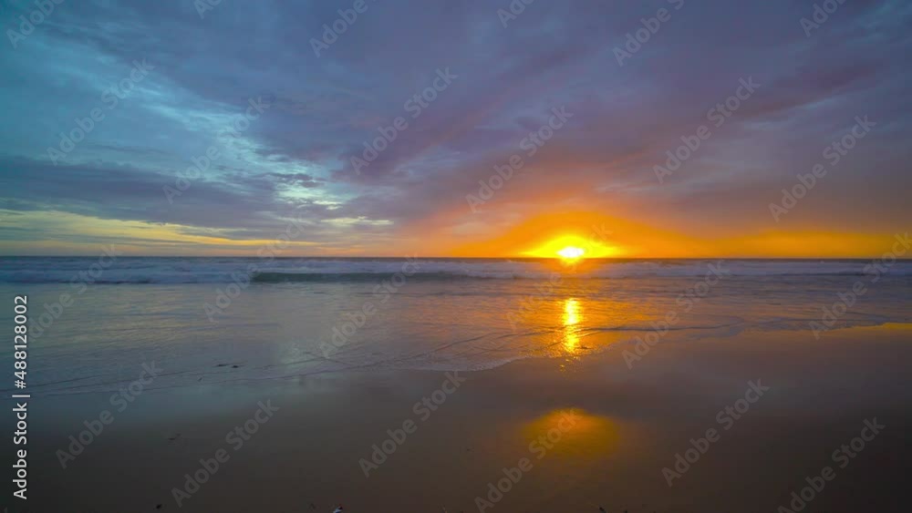 Sunset and beach sea. Nature and travel concept. 4K 3840x2160p 29.97fps. Sunset and beach sea. Nature and travel concept. 4K 3840x2160p 29.97fps.