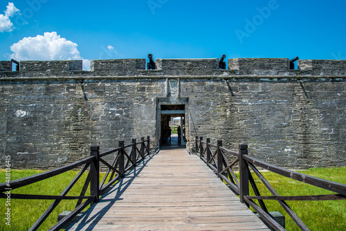 St. Augustine, Florida at the Castillo de San Marcos National Monument.