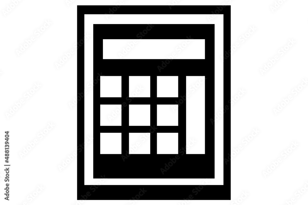 Calculator Isolated Vector Illustration which can be easily modified or edit Calculator Isolated Vector Illustration which can be easily modified or edit