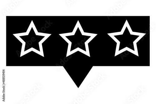 Rating Isolated Vector Illustration which can be easily modified or edit