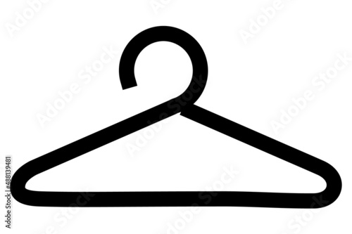 Hanger Isolated Vector Illustration which can be easily modified or edit