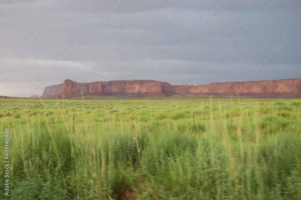 Φωτογραφία Monument Valley, Arizona, Utah, USA, Sentinel Mesa, West Mitten Butte, East Mitt