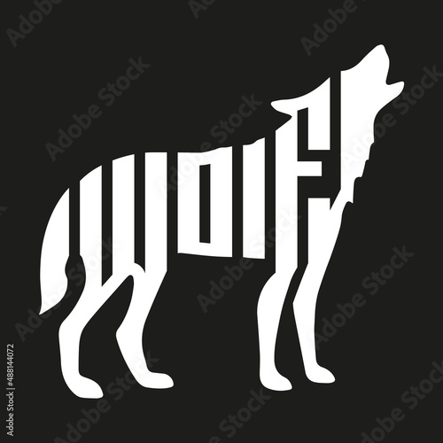 wolf logotype vector, editable and used for corporate or company logo