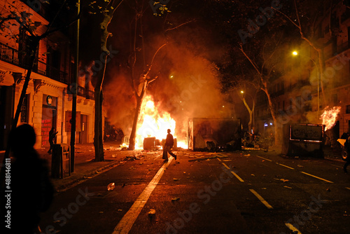 Riots in Barcelona 2018