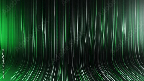 Loop video bg. Abstract colourful background with bright neon rays and glowing lines. Green white looping background. Seamless loop animation 4k stock footage 
