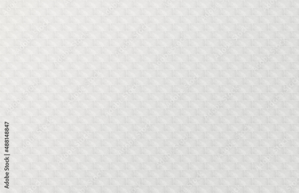 White or gray ceramic wall and floor tiles abstract background. Design geometric mosaic texture decoration. Simple seamless pattern for backdrop. White or gray ceramic wall and floor tiles abstract background. Design geometric mosaic texture decoration. Simple seamless pattern for backdrop.