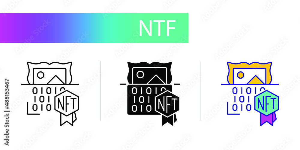 Digital collage. Three icons for web design Digital collage. Three icons for web design
