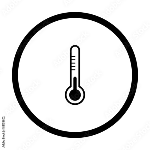 Thermometer und Kreis