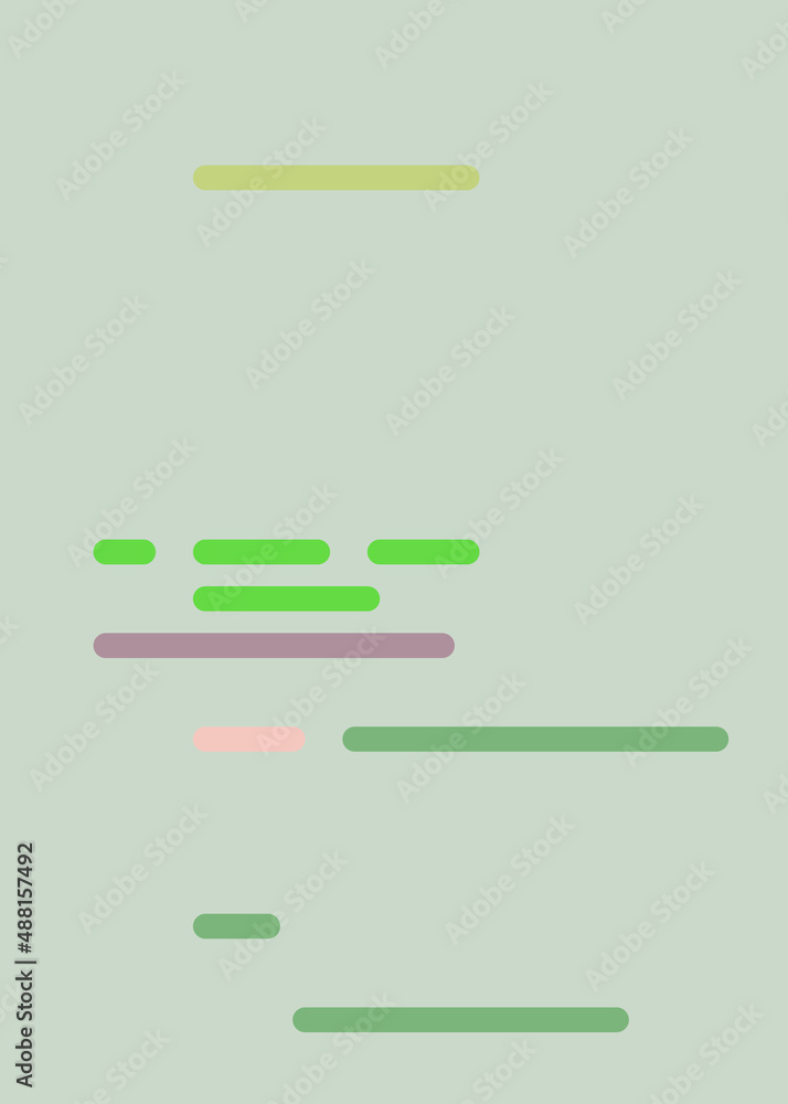 Code on screen vector illustration, flat cartoon coding lines simulation Code on screen vector illustration, flat cartoon coding lines simulation