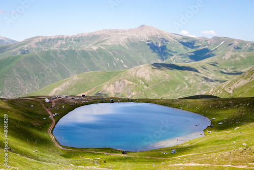 Mountain landscape with crater lake, Turkey country © Wide Angle