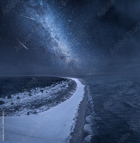 Milky way and falling stars...