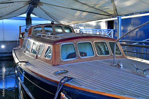 Edinburgh,Scotland - october 21 2021 : Britannia Queen boat built in 1953 photo