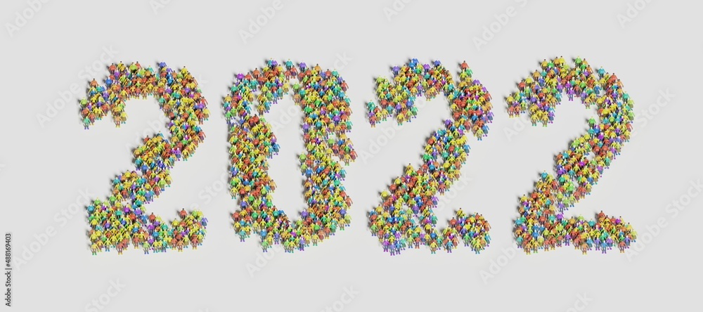 Graphic of people lined in the form of Graphic of people lined in the form of