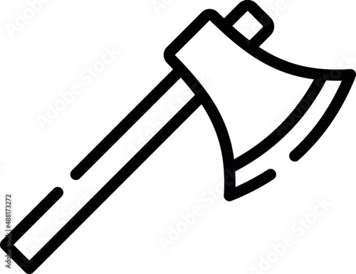 Farm cutting woods with axe