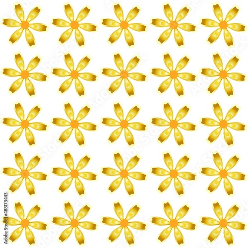 Colored Flowers Pattern