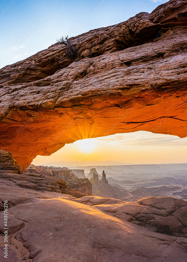 Sunrise at Arches National Park in Utah 