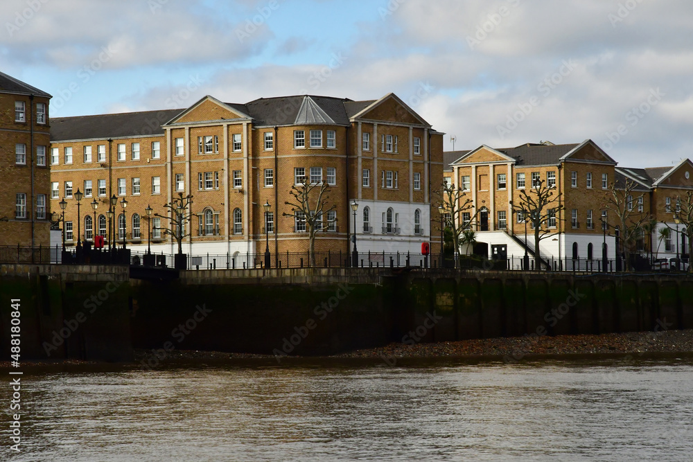 London; England - october 21 2021 : cruise on the Thames river