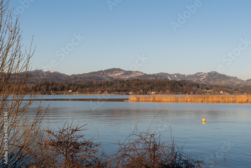 Lake of Zurich in Wangen-Lachen in Switzerland photo