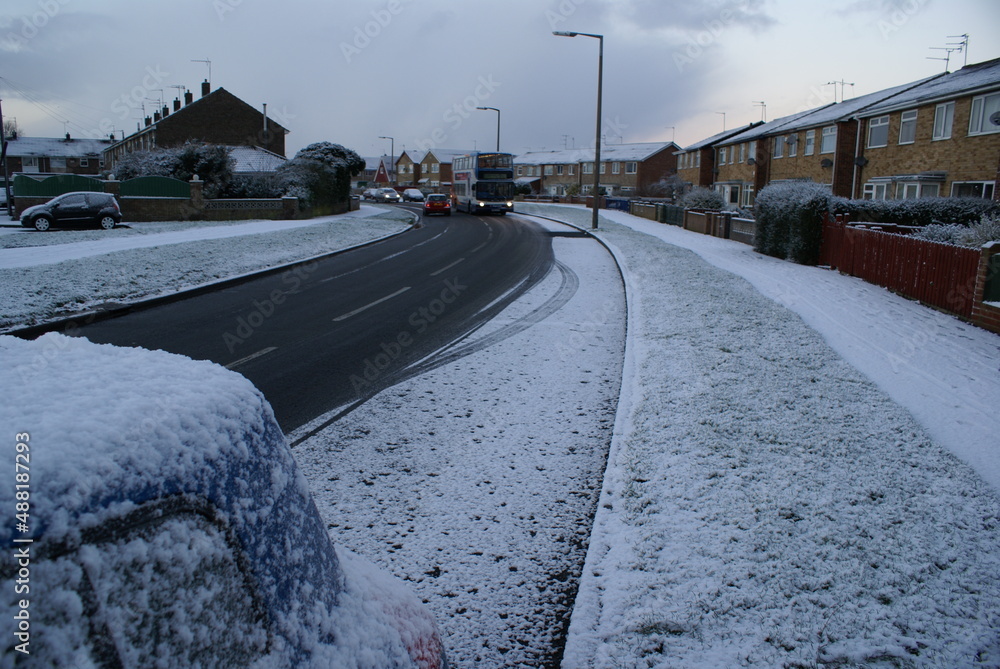 snow and ice, extreme weather, dangerous road conditions, travel and transport disruption 