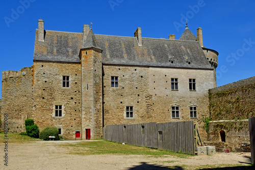 Sarzeau, France - june 6 2021 : the Suscinio castle built in the 13th photo