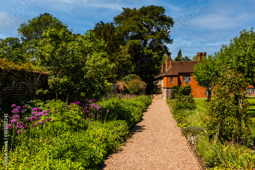 path through summer garden