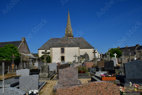 Arzon, France - june 6 2021 : cemetery photo