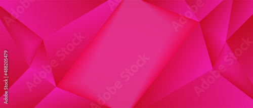 Abstract .Modern background. Pink polygon background. vector.