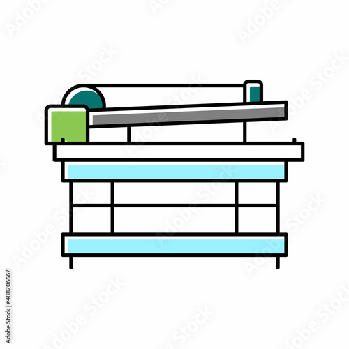 shaker table color icon vector illustration
