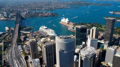 Aerial view of Sidney city, Australia