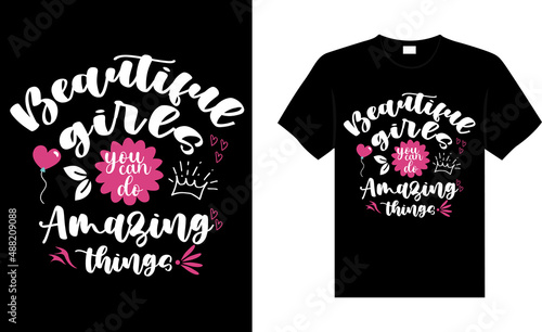 Women's Day T-shirt Design typography lettering shirt vector