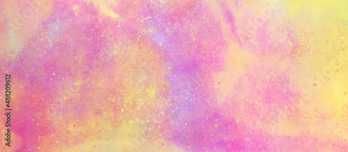 Bright watercolor background texture with watercolor splashes and space, Colorful bright painted watercolor background with watercolor effect,colorful watercolor background with various light colors.