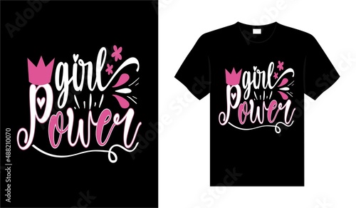 Women's Day T-shirt Design typography lettering shirt vector