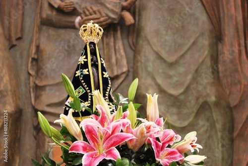 our lady aparecida statue patroness of brazil immaculate conception photo