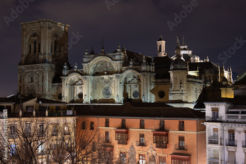 Catedral de Granada por la noche
