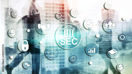 Obraz na plátně Security Exchange Committee SEC