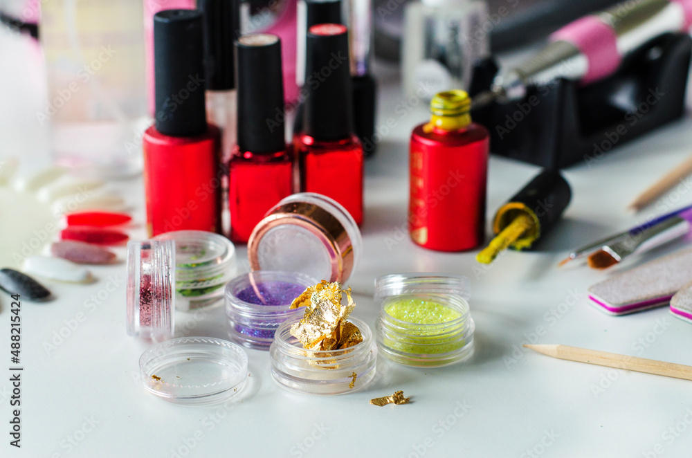 Tools and accessories for manicure gel polish Tools and accessories for manicure gel polish