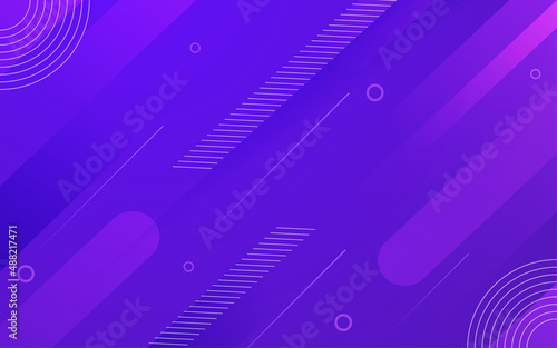 Abstract lines on purple gradient background