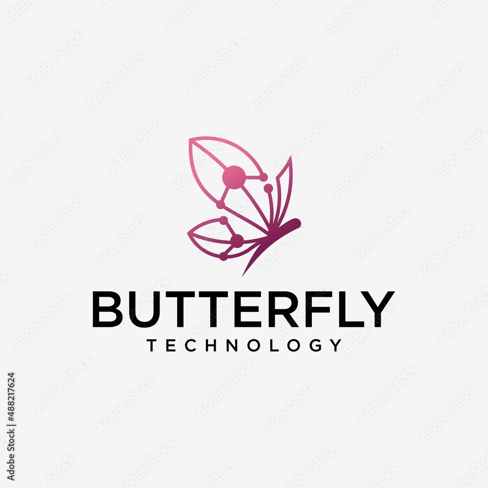 Butterfly logo butterfly line symbol abstract geometric pixel style butterfly technology Butterfly logo butterfly line symbol abstract geometric pixel style butterfly technology