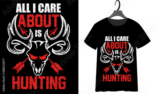Hunting T-shirt Design, Deer Hunting T-shirt Design