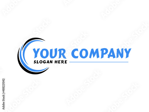 Professional company brand logo design vector and template