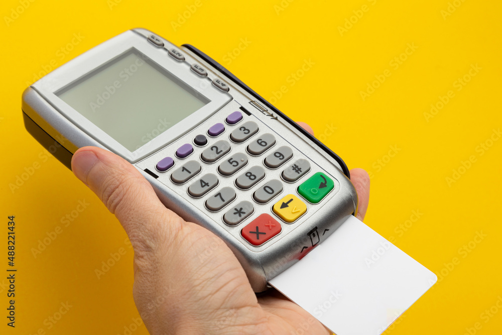 mobile Bank terminal for payment with credit card mobile Bank terminal for payment with credit card